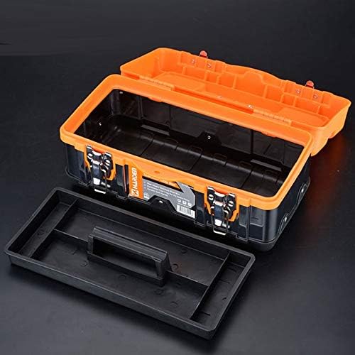 Едвард Алатка Алатка за не'рѓосувачки челик кутија 16 ” - Мала кутија за организатор на метали со отстранлив фиока за складирање - Ерго рачка