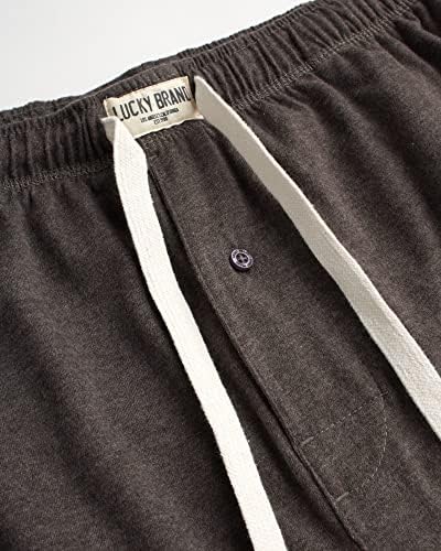 Среќен бренд машка плетена џогер за спиење панталони