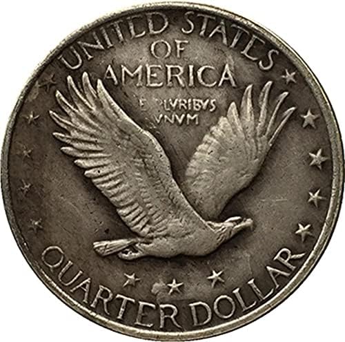 Комеморативна Монета Омилена Монета За Криптовалути 1929 Американска Слобода Орел Сребрена Облога Со Тврда Монета Комеморативна Колекција