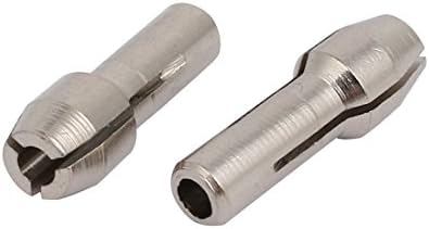 AEXIT 2.1 mm до алатка за напојување 2.4 mm DIA DIA Не'рѓосувачки челик Колет Орев сребрен тон 10 парчиња модел: 88AS69QO35