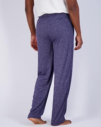 Вистински Најважен 3 Пакет: Машки Меки Пижами Дневна Панталони со Врвка &засилувач; Џебови-4-Насочен Водат &засилувач; Фитил-Голем &засилувач;