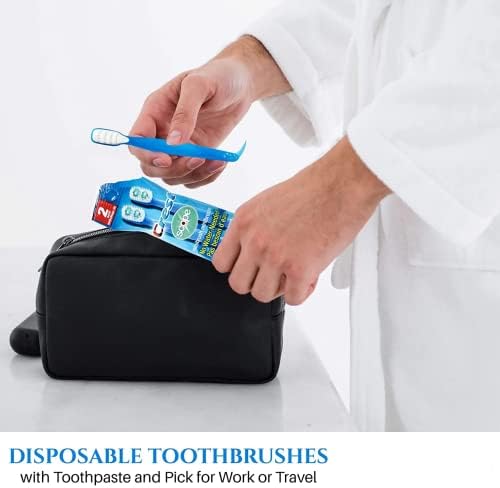 Сенталошки комплет за заби SZZL вклучуваат 4 пакувања мини четки за заби со паста за заби и 20 парчиња интердтални избори за домашна бања за работа за канцеларија за ка