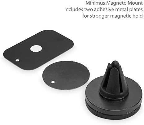 Boxwave Car Mount for Blu G61 - Minimus Magnetomount, магнетна монтажа на автомобили, држач за магнетни автомобили за Blu G61