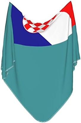 Loveубов Хрватска знаме бебе ќебе кое прима ќебе за обвивка за покривање на новороденчиња за новороденчиња
