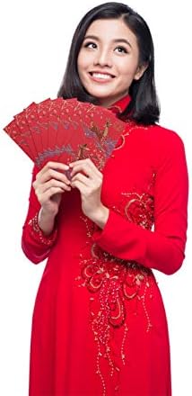 Тојандона Порибување Полнење Третира Кинески Црвени Пакети 8 парчиња Црвени Пликови Среќен Џеб За Пари За Кинески Новогодишен Пролетен
