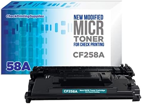Checkprintings набавки Нов Модифициран Oem CF258A MICR Тонер Кертриџ за употреба ВО HP Laserjet M404 Печатачи За Проверка На Печатење-Отпечатоци