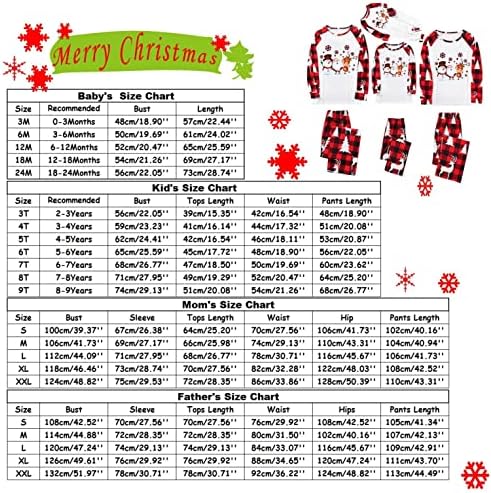 Божиќни Слатки Отпечатоци Ромпер Семејна Облека Бебе Долги Ракави Што Одговараат На Божиќни Пижами За Семејство Со Доенчиња