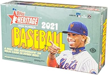 2021 Topps Heritage High Nute Baseball Hobby 12-Box Case