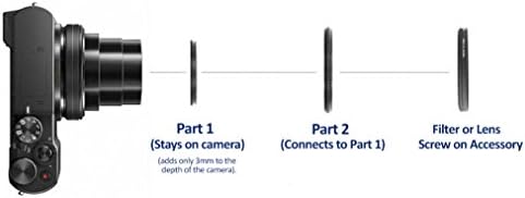 Оптика 2.2x леќи за конверзија со висок степен на телефото за Canon PowerShot G5 X