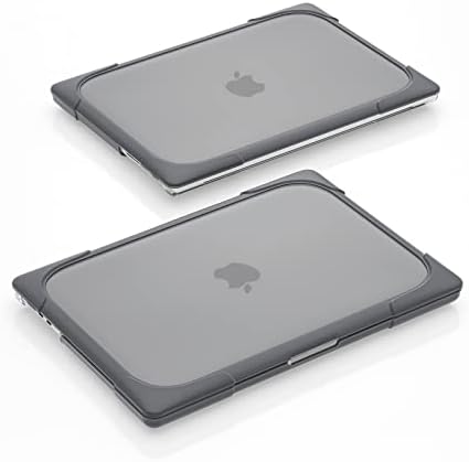 Twolskoo за M2 MacBook Air 13,6 инчи случај 2022 A2681 со ID на допир, тешка солидна шок -отпорна обвивка со двојна обвивка со двојно