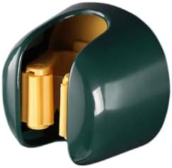 Mop Wallид монтирање на метлата за метче не-перфорирана фиксирана решетка за тоалети силен вискоза за складирање на мелото за складирање на зелена зелена боја