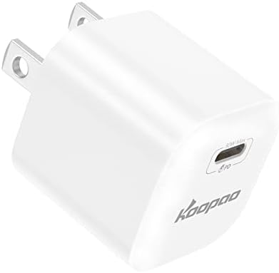 USB C Charger, Koopao 30W Adapter Fast Charger, Gan II компактен USB-C wallиден полнач за блок за MacBook Air/iPhone 13/13 Pro/13 Mini/12/12 Pro/12