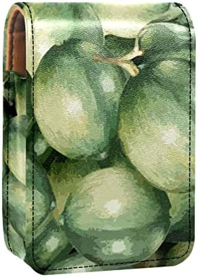 Држач за Кутија За Кармин со Зелено Овошје Со Огледало За Торбичка За Чанта, 9, 5х2х7 см/3, 7х0, 8х2, 7 во