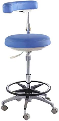 Сохоме Стоматолошки Асистент Стол 360 Степен Ротација Медицинска Сестра Стол Мобилни Стоматолошки Столче Микро Влакна Кожа