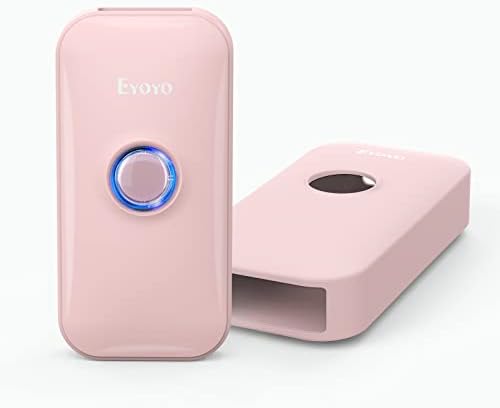 Eyoyo Mini 1D Bluetooth бар-код скенер со Case, 3-во-1 Bluetooth & USB жичен & 2.4G безжичен читач на баркод за преносни бар-код