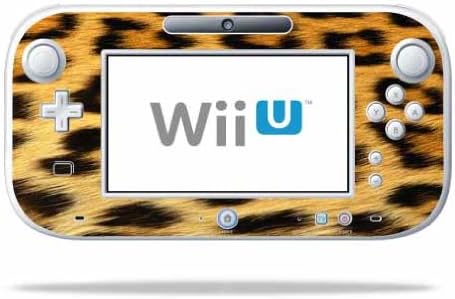 Mothyskins Кожата Компатибилен Со Nintendo Wii U Gamepad Контролор завиткајте Налепница Кожи Гепард