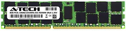 A-Tech 8GB RAM МЕМОРИЈА За Dell PowerEdge T710-DDR3/DDR3L 1333MHz PC3 - 10600r ECC Регистрирани RDIMM 2rx4 Двоен Ранг 1.35 V Низок Напон