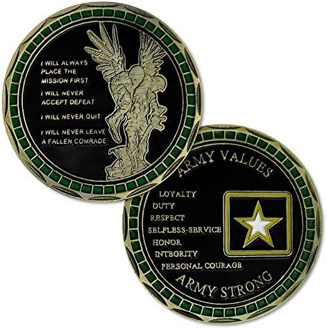 Вредности НА Американската Армија Предизвик Монета Воин Етос Воена Монета