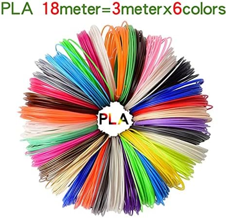 Mseuro PLA 3D печатење пенкало за печатење 12/15 дијаметар на бои 1,75мм 30м 36м 45м цртање без вкус на пластични материјали за 3Д печатач