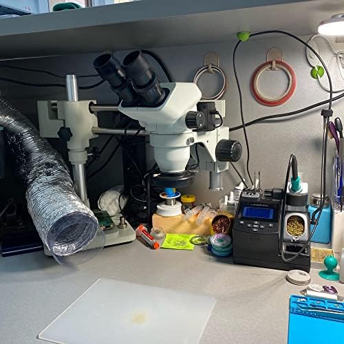 WZJGM Universal Double Boom Lab Lab Industrial Zoom Trinocular стерео микроскоп држач за држач за држачи за држач 76мм микроскопио