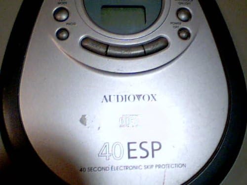 Venter Electronics, Inc. Venter AudioVox Model: DM8903-40 Преносен CD плеер Компактен диск Дигитален аудио 40 ESP 40 Second Electronic Skip
