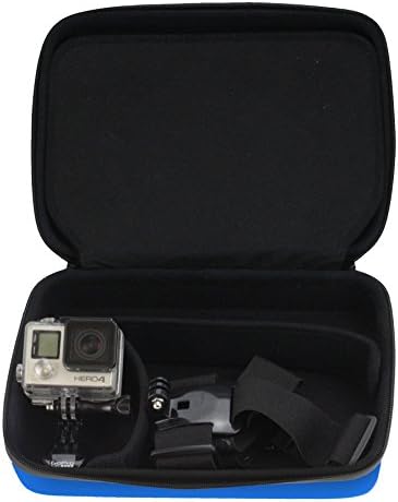 Navitech Blue Heavy Duty Rugged Hard Case/Cover компатибилен со MGCOOL Pro Action Camera