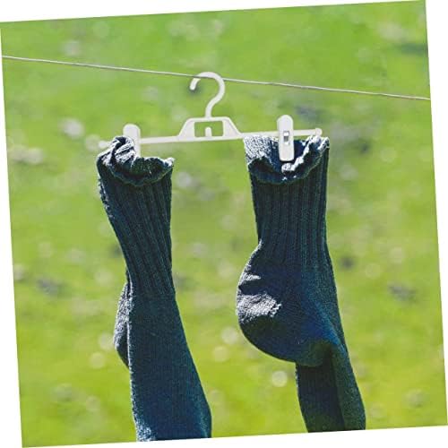 Koaius 10 парчиња возрасни пластични фармерки домашна организација x повлекување на фустанот за дното со Slack Pant Hook Tracestage