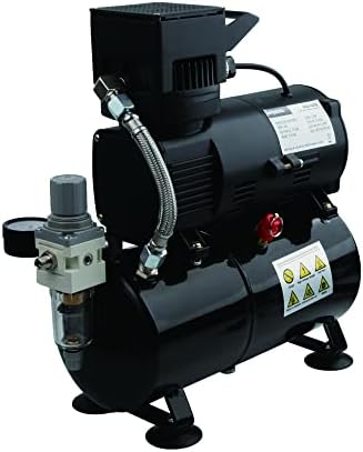 Airgoo Premium Airbrush Compressor AG-426 со вентилатор за ладење на суперсила и резервоар за воздух за прскање на воздушна четка