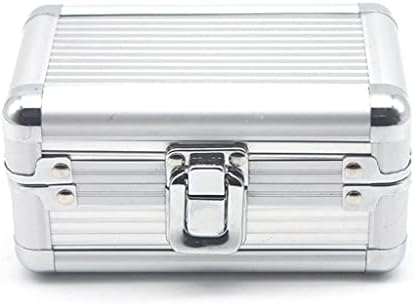 TKFDC алуминиумска легура Алуминиумски куфер куфер куфер кутија опрема за датотеки со датотека козметичка кутија алатка за алатки за алати