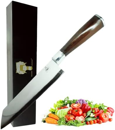 Месарка Дамаск Јапонски нож за паринг - Про кујнски нож 4 инчи ножеви јапонски не'рѓосувачки челик Полски полски нож со рачка од дрво