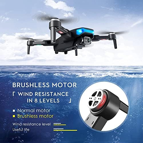 Zottel Adult RC Drone со камера, FPV HD 1080p Видео авион, преклопен хоби RC Quadcopter за почетници, подарок за играчки за
