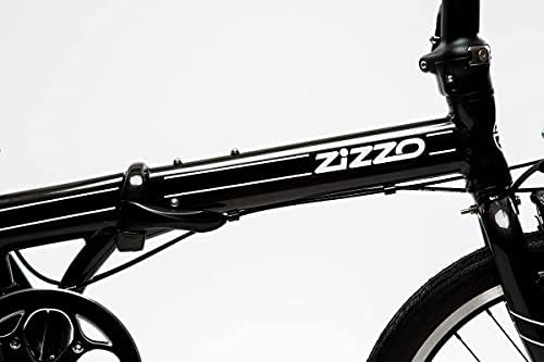 Zizzo Urbano 24lb најлесна алуминиумска рамка оригинална шимано 8-брзинска 20-инчна велосипед за преклопување