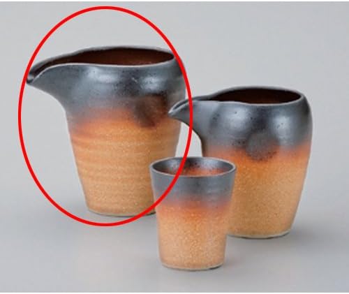 せ ともの 舗 舗 Cold Sake iga Sabi Cold Sake Cup [11,7 x 8,4 x 10,9 cm] Јапонски прибор за јадење, чаша за садови, ресторан, рестокан,