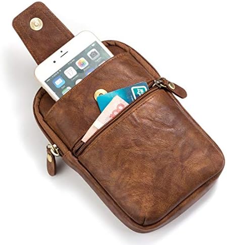 Телефонски Ремен Клип Торбичка Кожа Мобилен Телефон Футрола Со Ремен Клип Случај За Samsung Galaxy Забелешка 10+, Забелешка