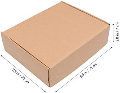 Кутија За Гардероба За Кутија за Складирање Книги од 25 парчиња Кутии За Пакување Пошта, Картонски Кутии За Испорака На Брановидни Плочи За Кутија
