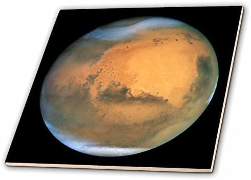 3dRose ct_80379_8 Марс Како Што Се Гледа Од Хабл Стакло Плочка, 12-Инчен
