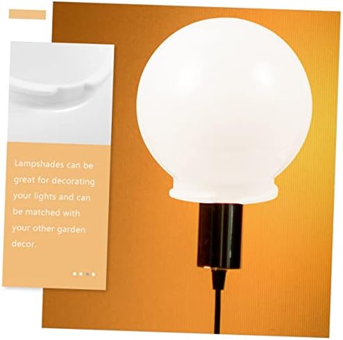 CLISPEED 2PCS топка за лабави на отворено луминари Глобус сијалички Декоративни светилки масло ламба Глобус замена на ламби светло светло