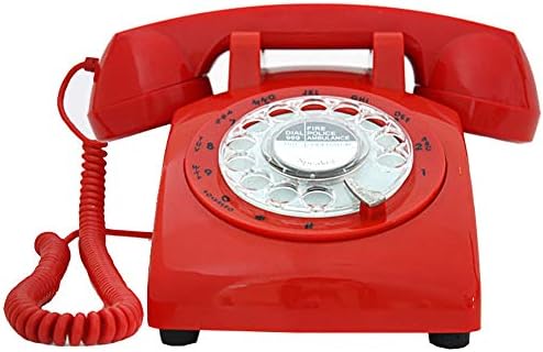 Ретро телефонски телефонски антички телефон гроздобер метал ingвонење телефон, потсетник за повик за прилагодување на јачината