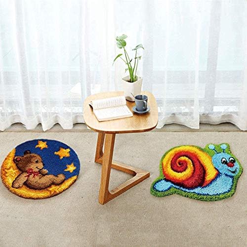 Комплети за килими со куки за куки од 20,5х15 инчи 3Д Рошетинг иглички килим предиво со печатена ANVAS за деца за возрасни почетници 17610v9O6p