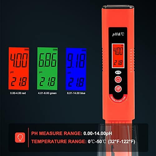 Xixian Professional & заштеда на електрична енергија PH-007T PN-тип pH мерач Висока прецизност со автоматска компензација на температурата ATC функција Автоматска калибрација и з?