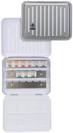 Schmincke - Horadam® Aquarell Box Box Ultimate Mixing Set со 9 најдобри акварели, 74 856 097, алуминиумска кутија, сет за сликање,