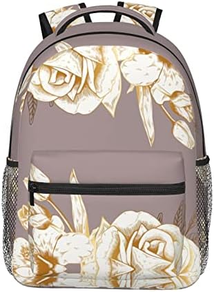 Божиќни патувања лаптоп ранец Womenенски бук чанта лесен училишен ранец за девојчиња прилагодлив ранец на колеџ се вклопува 15,6