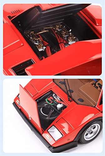 Возила на модели на скала Apliqe за 1:18 Lamborghini Countach LP500S легура целосна модел на автомобили Симулација на модел на автомобили