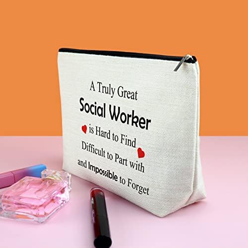 Работник Подарок За Вработен Волонтер Шминка Торба Социјална Работа Благодарност Подарок За Жена Социјален Работник Медицинска Сестра