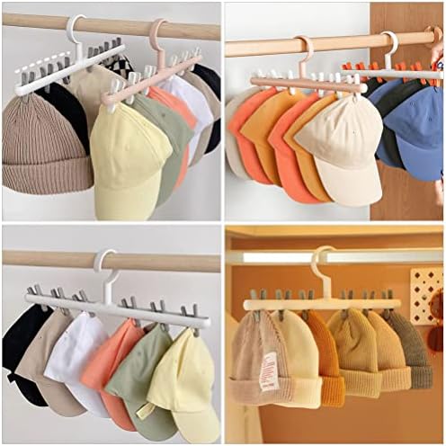 Кабилок плакарот капа за складирање на решетки за складирање 2 парчиња облека за сушење на облеки Организатор облека закачалки дома капа за