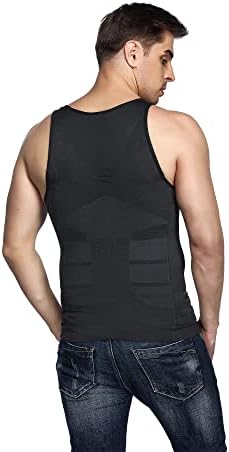 Одоланд Менс 3 пакувања Тела на телото на телото за тешкање на стомакот Термички компресија кошула резервоар за врвот