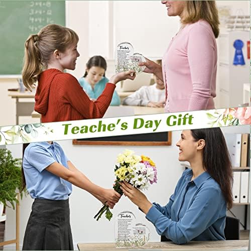 Наставници благодарност подароци за жени Акрилно срце наставници за хартија за хартија за поведување на подароци Ви благодариме