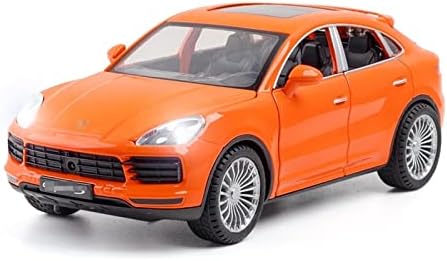 Скала модел на автомобили за Porsche Cayenne S SUV Diecast модел на легура на автомобили Минијатурно метално возило за Божиќно