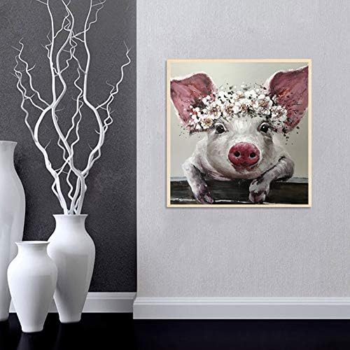 dezirzjjx платно wallидни уметности слики дома украс, платно сликање свиња големи уши слика уметност постер за кујна бања домашна канцеларија