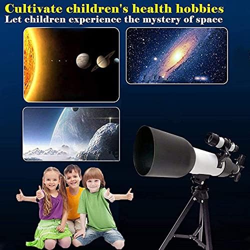 L-ROM HD Телескоп, Астрономија за деца и возрасни, возен рефрактор астрономски со огледало на пронаоѓач, монокуларно набудување